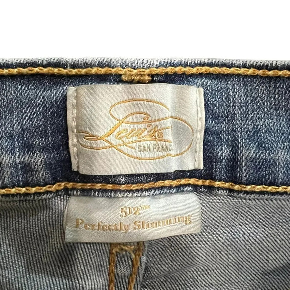 Levi's 512 Perfectly Slimming Cropped Jeans 14 - Picture 2 of 4